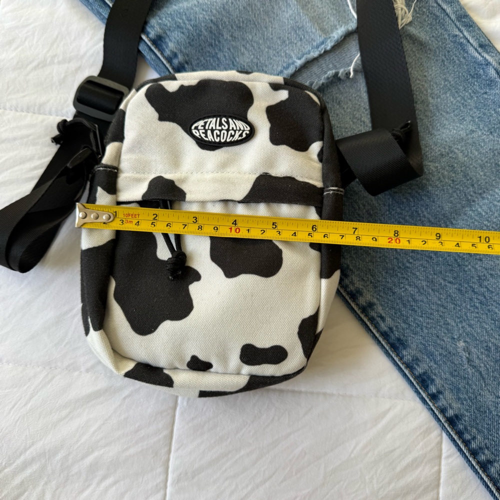 Cow Print Crossbody Bag - Picture 6 of 7